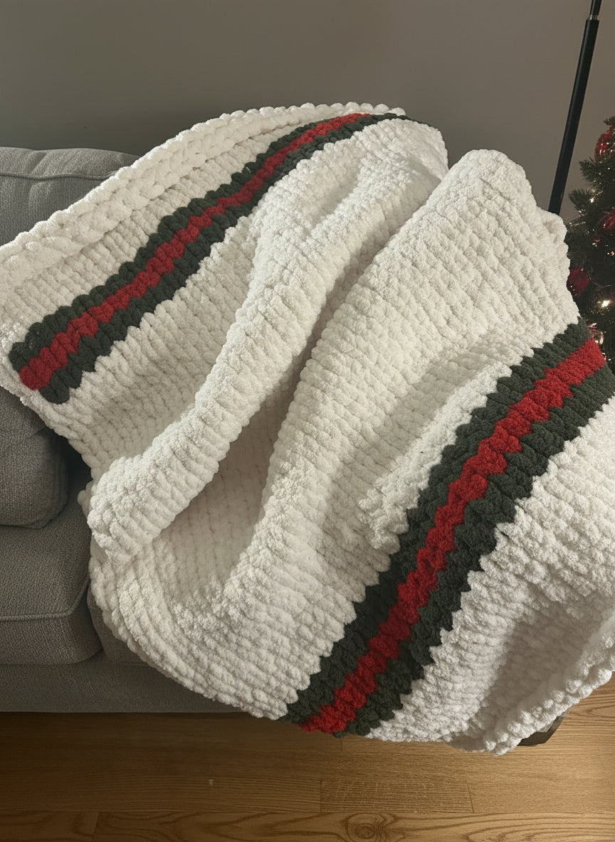 CUSTOM Chunky Knit Throw