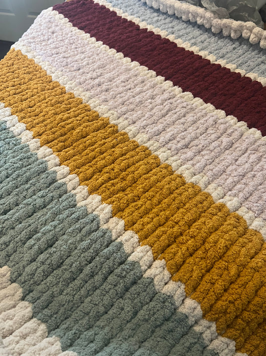 CUSTOM Chunky Knit Throw